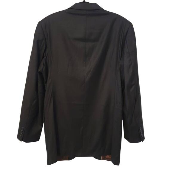 Caravelli Italy Black Super 150's Men's Business Suit Jacket 40L 34W - Picture 2 of 7